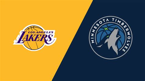 Los Angeles Lakers vs. Minnesota Timberwolves All.